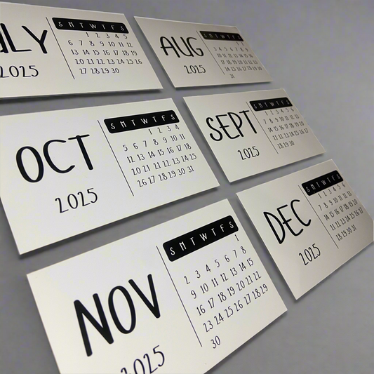 Monthly Calendars