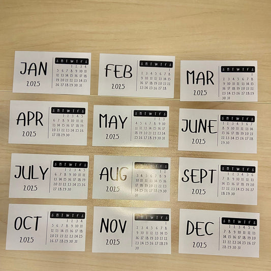 Monthly Calendars